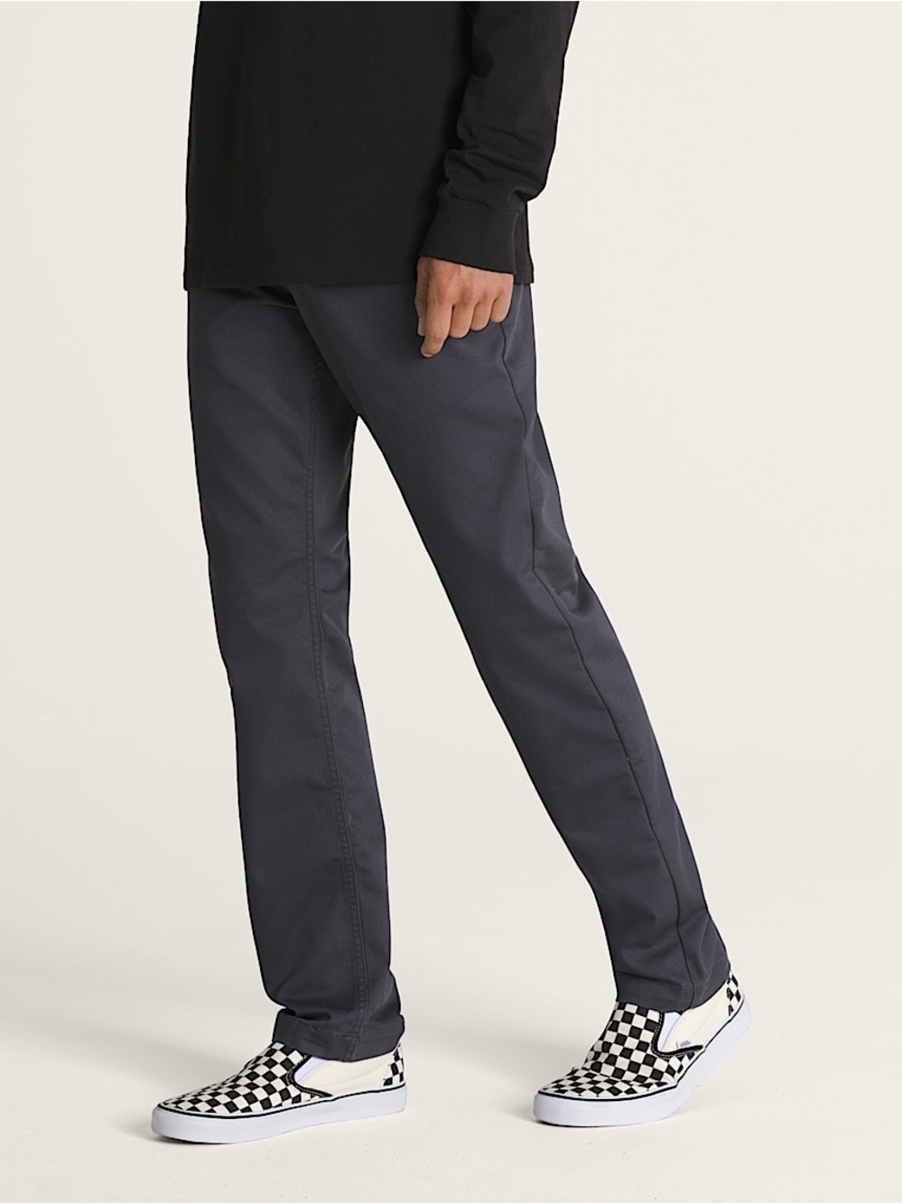 Vans Men's Slim Straight Charcoal Gray Jeans
